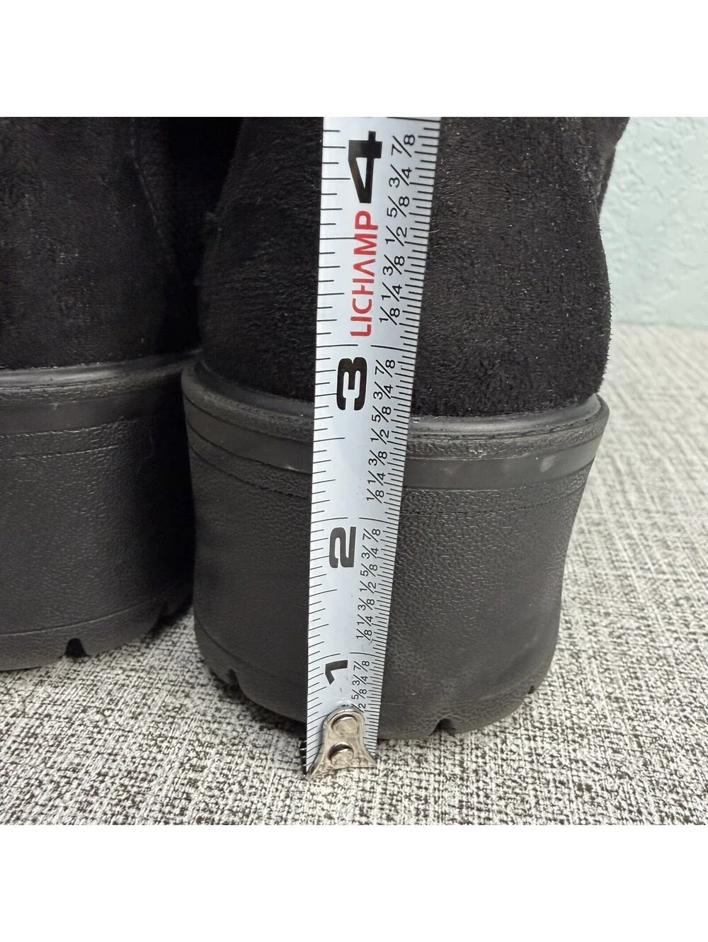 BZees Boots Womens Size 11 Black Bristol High Tall Shaft Black Riding Full Zip